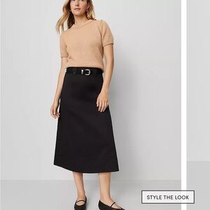 Ann Taylor Weekend Collection Full Midi Skirt